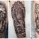 Tetovaža na rukama koje se mole