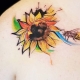  Sunflower tattoo
