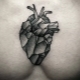 Tetování srdce a jejich umístění