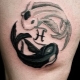 Tatuaj cu semn zodiacal Pești