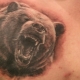 Татуировка с мечка усмивка