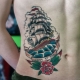 Tattoos with a nautical theme