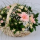 All about flower arrangements in baskets