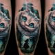 Todo sobre el tatuaje del gato de Cheshire