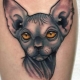A Szfinx tetoválás jelentése és vázlatai