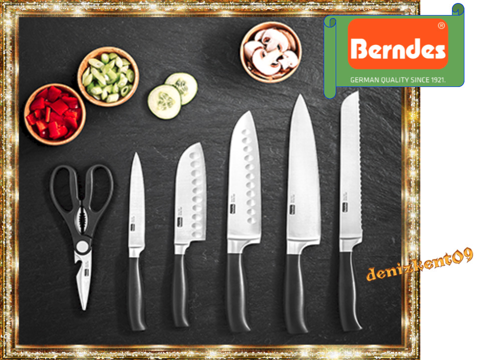 Cuțite Berndes: O prezentare a de bucătărie santoku a altor modele. Caracteristici ale bucătarului, cuțite universale și alte de la Berndes