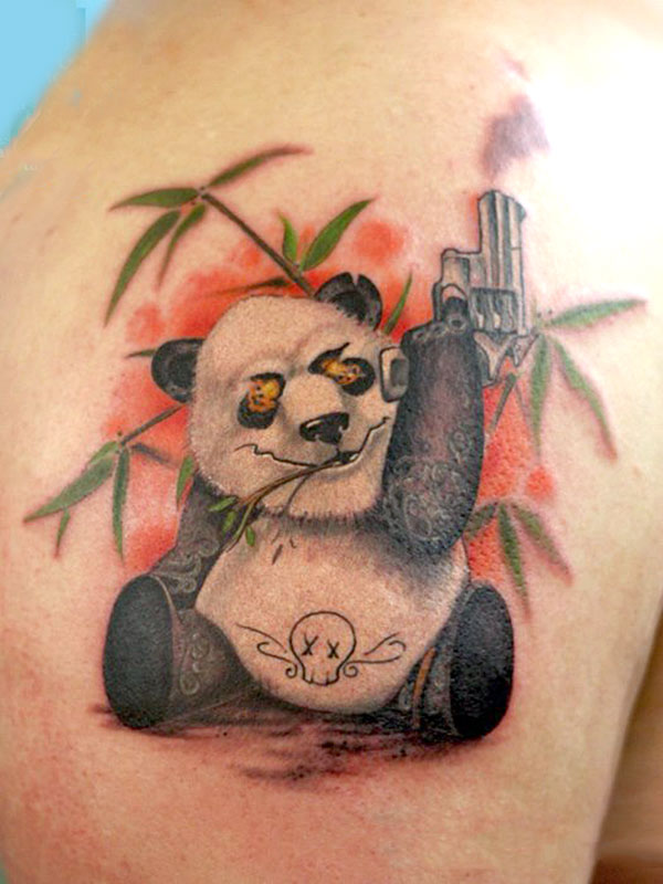 1 cái Panda hình xăm tạm thời sticker cho nam giới và phụ nữ tay không thấm  nước giả hình xăm Flash đính hình xăm động vật  Lazadavn