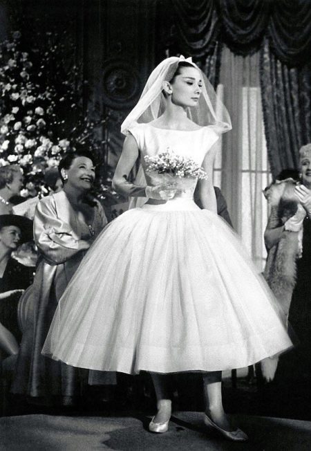 Suknia ślubna lata 50.