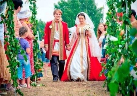Bruiloft in Russische stijl