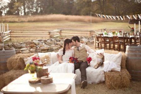 Φθινοπωρινός γάμος σε ρουστίκ στυλ