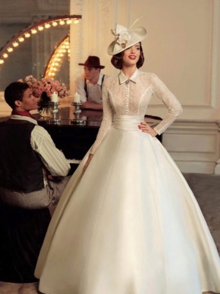 Suknia ślubna w stylu lat 40. od Tatiany Kaplun