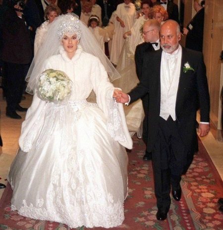Celine Dion trouwjurk