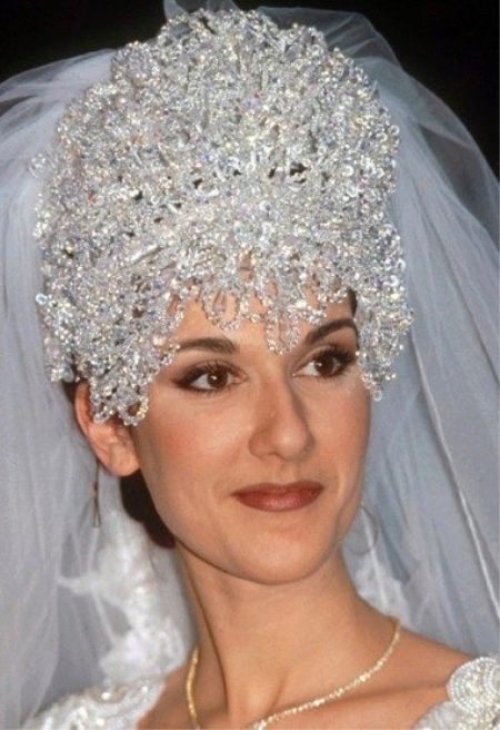 Celine Dion Wedding Headpiece