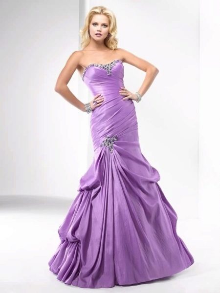 Evening lilac dress sirena