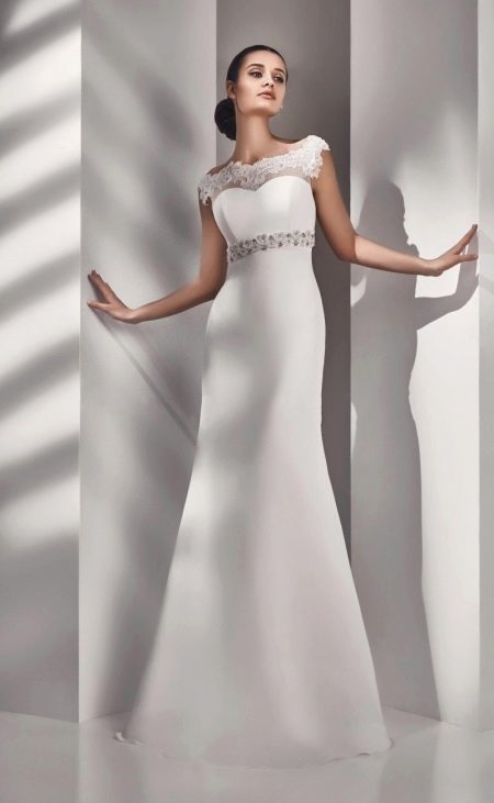 O vestido de noiva com cinto não é fofo