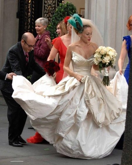 Sarah Jessica Parker vestuvinė suknelė