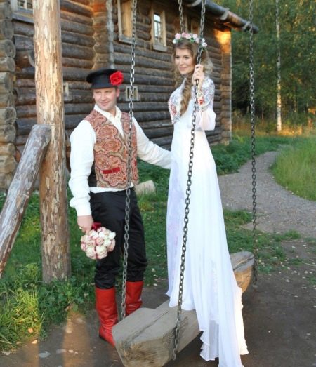 Abito da sposa in stile russo