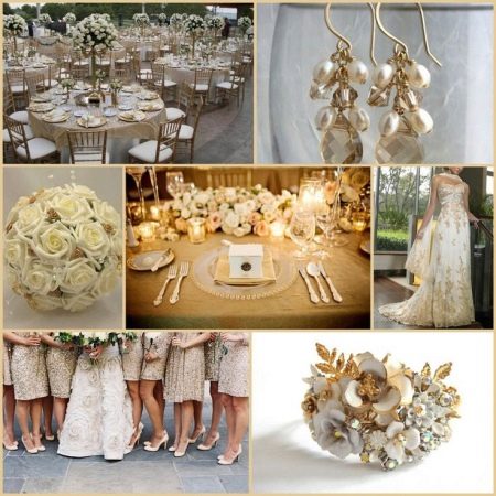 Acessórios vestidos de noiva em marfim