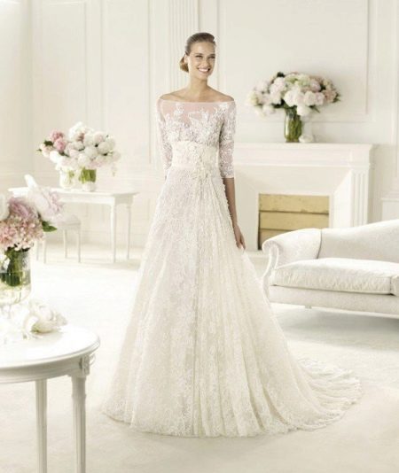Svatební šaty z kolekce 2013 od Elie Saab a-line