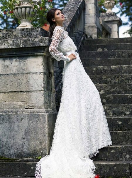 فستان زفاف هداسا دانتيل