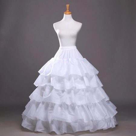 Ruffle bridal petticoat