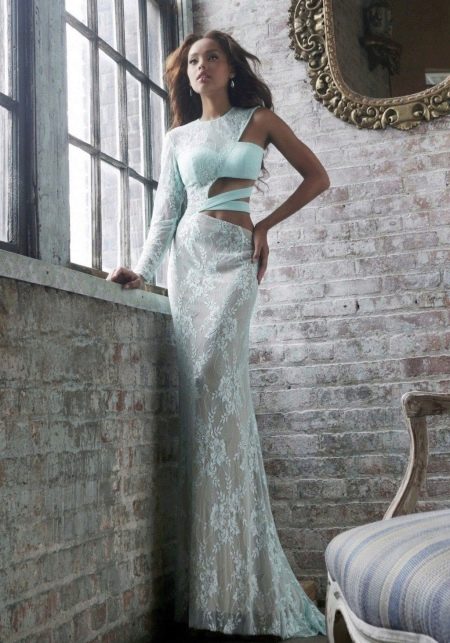Mermaid Evening Dress with Side Cutouts