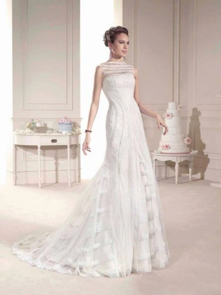 Gaun pengantin dari Novia D Art lace