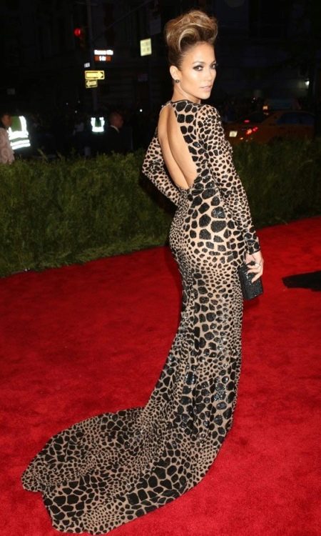 Leopard duga haljina do poda