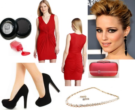 Crimson Dress Accessories