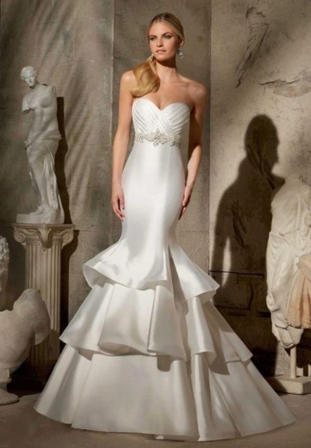 Mermaid wedding dress from Mori Lee collection
