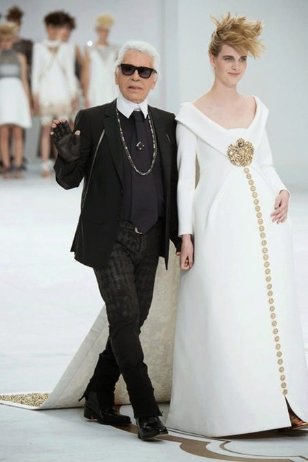 Gaun pengantin yang subur dari Chanel