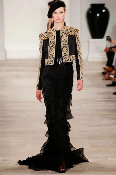 Robe baroque avec veste
