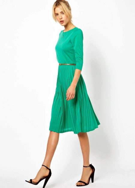 Casual grön klänning