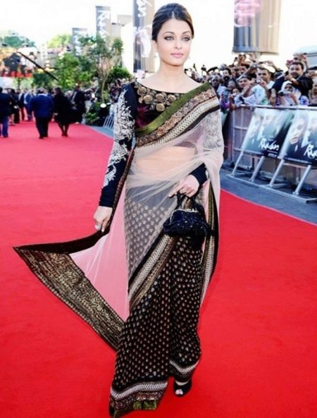 Aishwarya Rai skaista saree