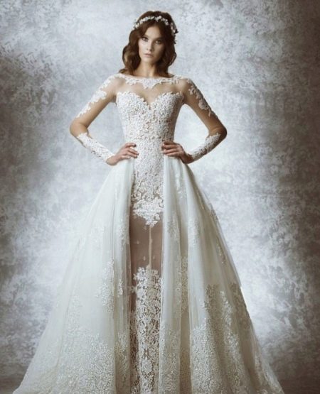 Vestido de novia de diseñador de Zuhair Murad