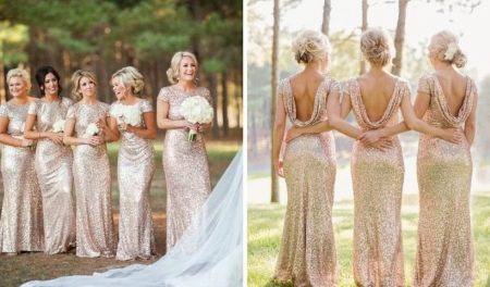 Matching Bridesmaid Dresses