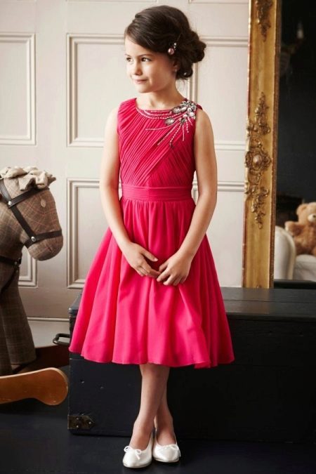 Grade 4 red prom dress