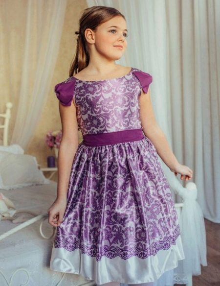 Лилава абитуриентска рокля 4 клас