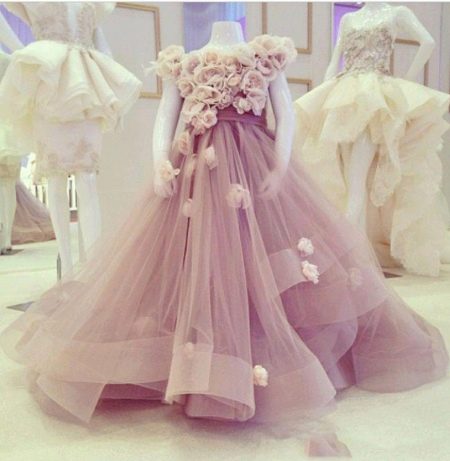 Elegantna dizajnerska pahuljasta haljina za djevojčice